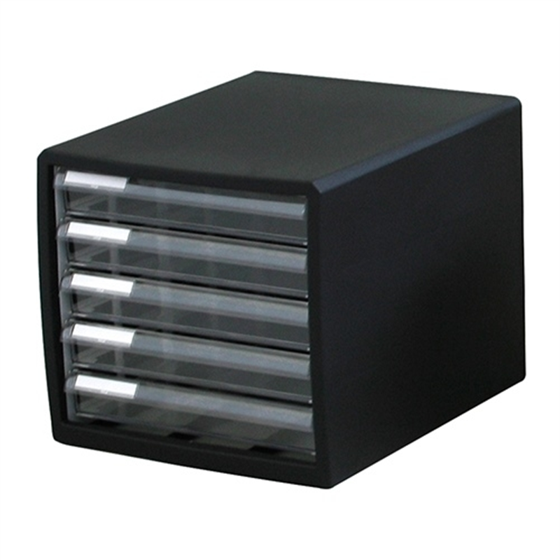 JEJ I.BEAM レターケースM5 浅5段 ブラック 1個(ご注文単位1個)【直送品】