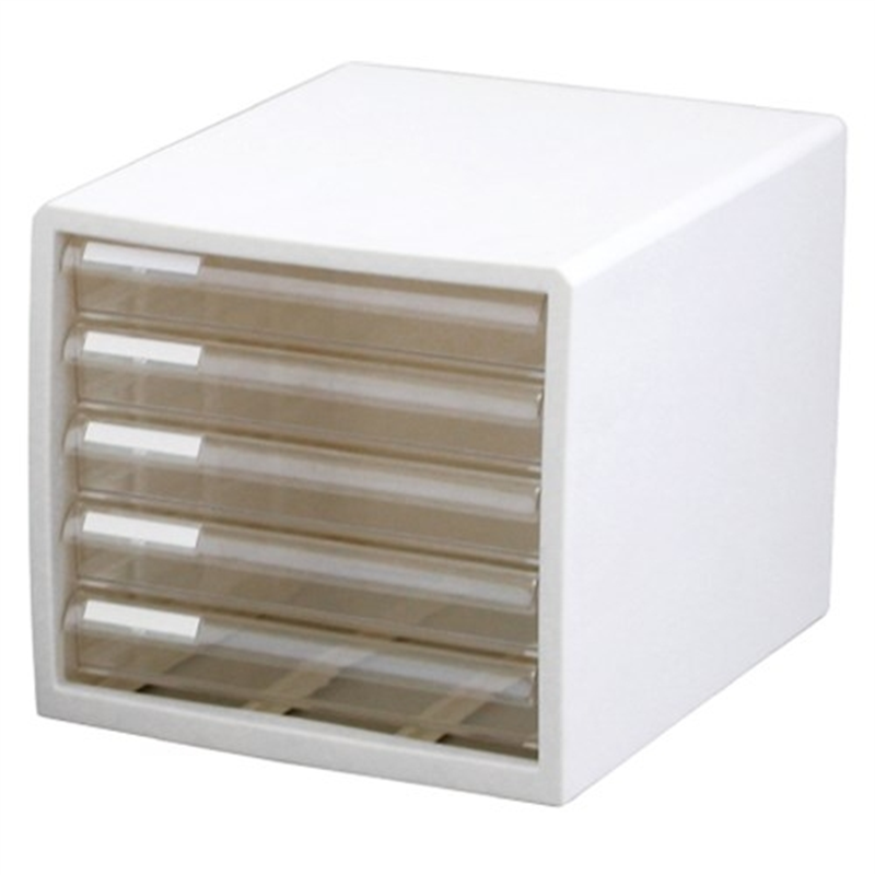 JEJ I.BEAM レターケースM5 浅5段 ホワイト 1個(ご注文単位1個)【直送品】