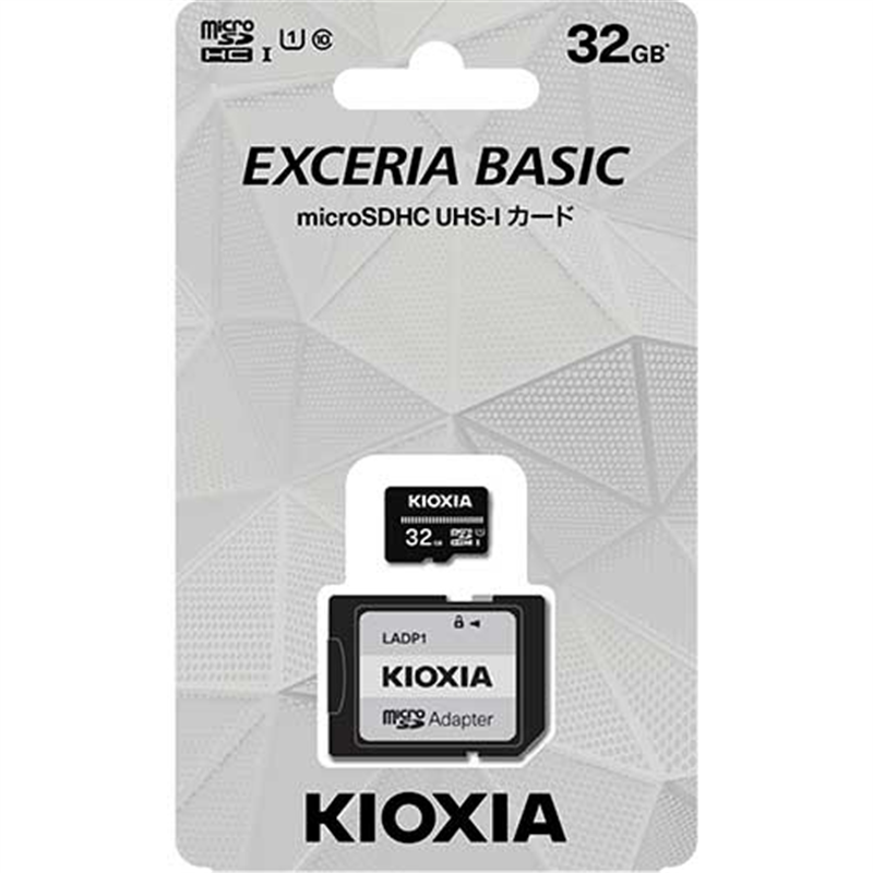 KIOXIA microSDベーシックモデル32GB KCA-MC032GS 1個(ご注文単位1個)【直送品】