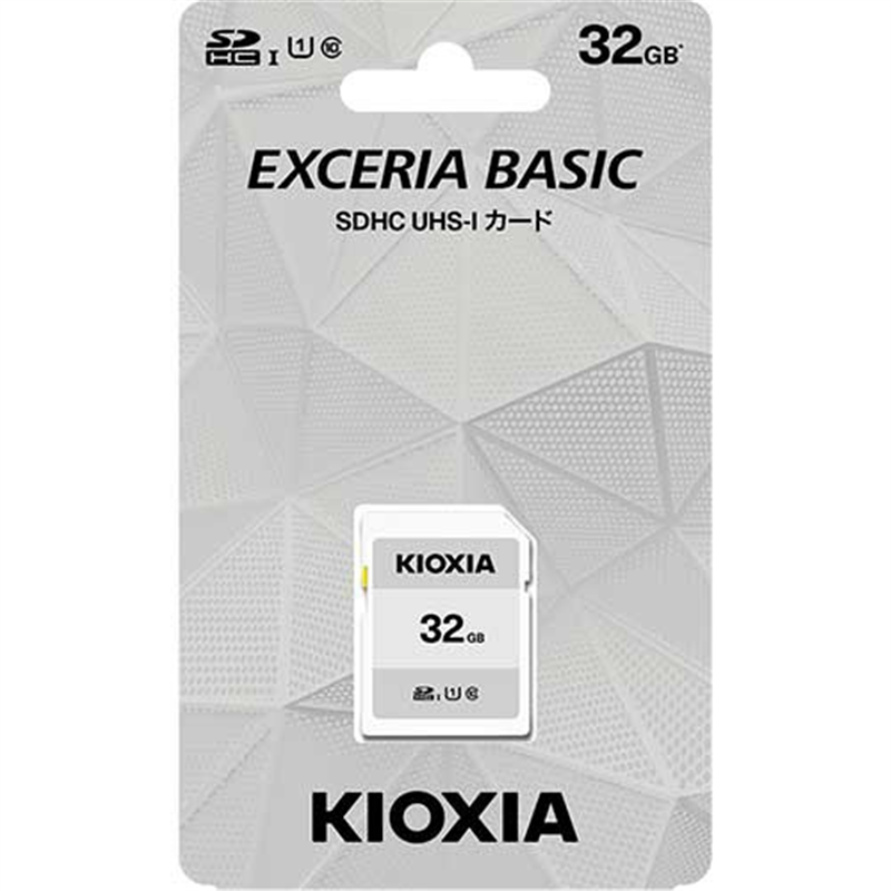 KIOXIA SDベーシックモデル32GB KCA-SD032GS  1個（ご注文単位1個）【直送品】