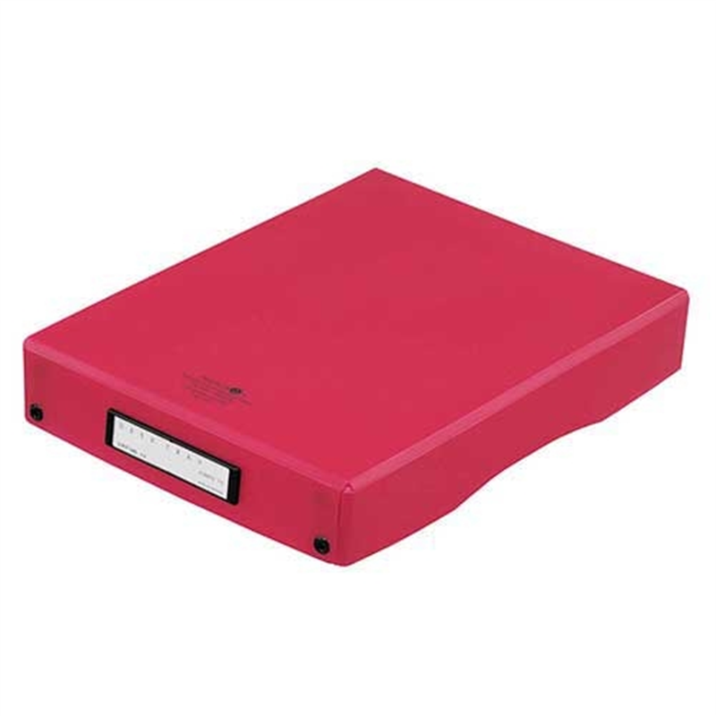 LIHIT LAB. AQUA DROPs デスクトレー A-5040-3赤  1個（ご注文単位1個）【直送品】