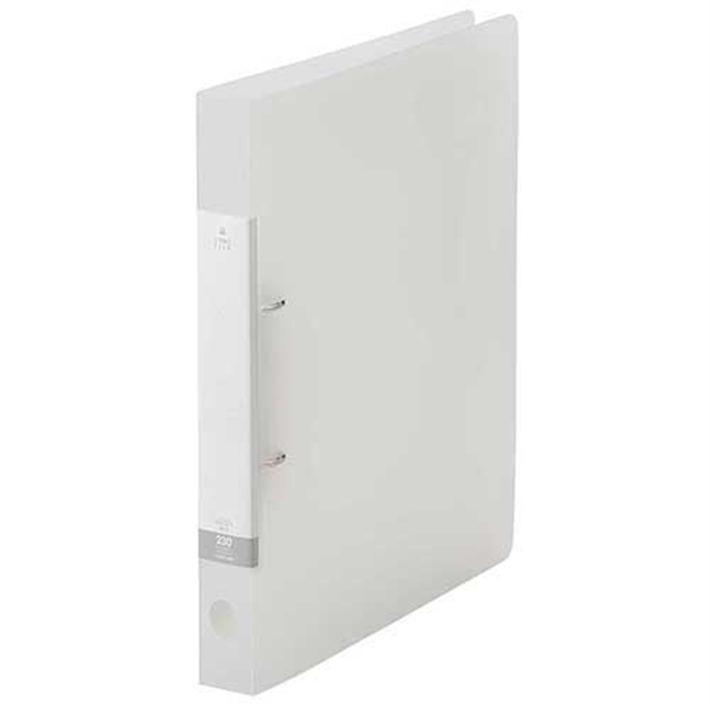 LIHIT LAB. DリングファイルG2220-1 A4S 34mmクリヤー  1個（ご注文単位1個）【直送品】