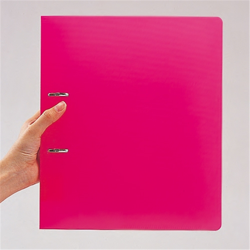 LIHIT LAB. D型リングファイル G2220-3 A4S 34mm 赤  1個（ご注文単位1個）【直送品】