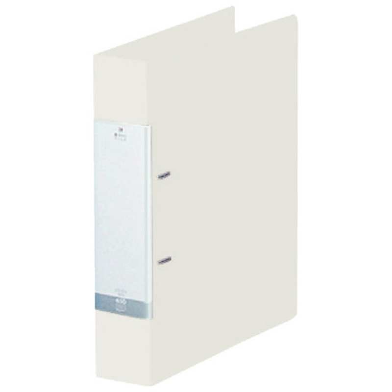 LIHIT LAB. D型リングファイル G2240-0 A4S 56mm 白  1個（ご注文単位1個）【直送品】