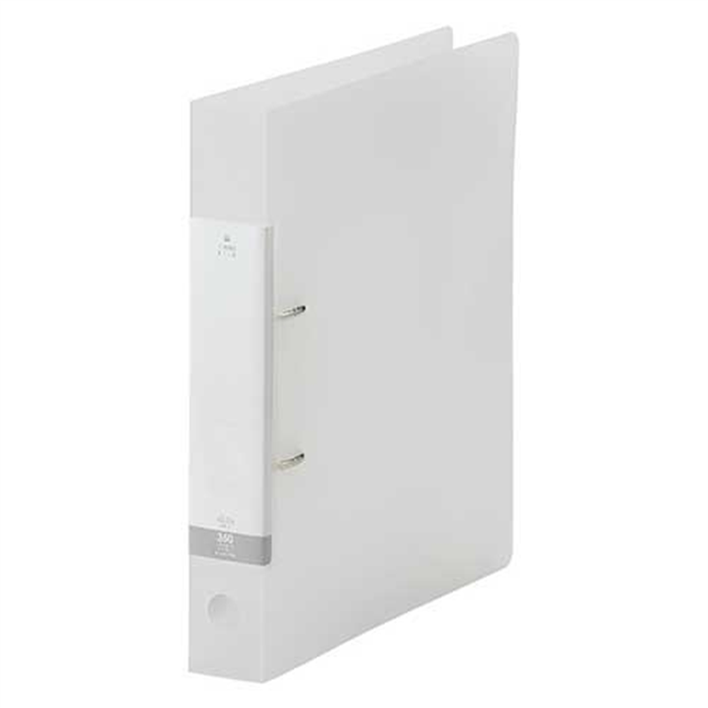 LIHIT LAB. D型リングファイルG2230-1 A4Sクリヤ10冊 1個(ご注文単位1個)【直送品】