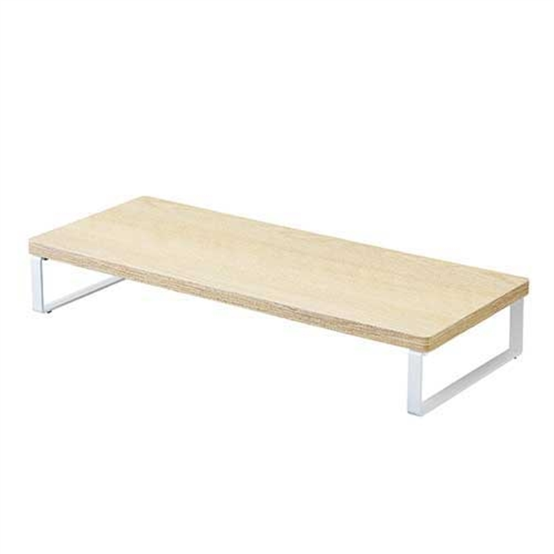 LIHIT LAB. MDF机上台 幅500mm A8002-35 ナチュラル 1個（ご注文単位1個）【直送品】