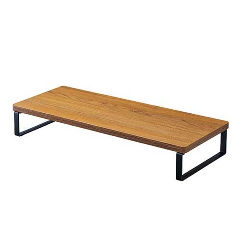 LIHIT LAB. MDF机上台 幅500mm A8002-9 ブラウン  1個（ご注文単位1個）【直送品】