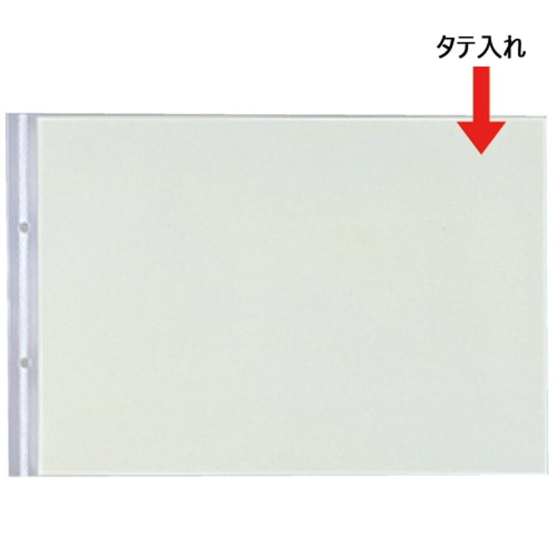 LIHIT LAB. PPクリヤーポケット N-2016 A4E 2穴 10枚 1個（ご注文単位1個）【直送品】