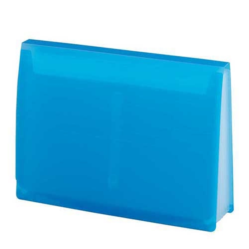 LIHIT LAB. エクスパンディングファイル A-5050-8 青  1個（ご注文単位1個）【直送品】