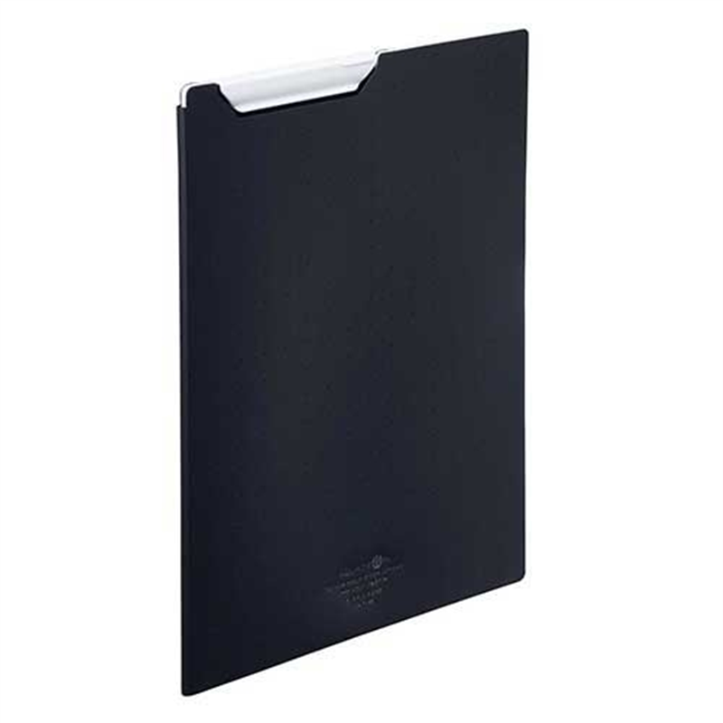 LIHIT LAB. クリップファイルA4 黒 F-5067-24  1個（ご注文単位1個）【直送品】