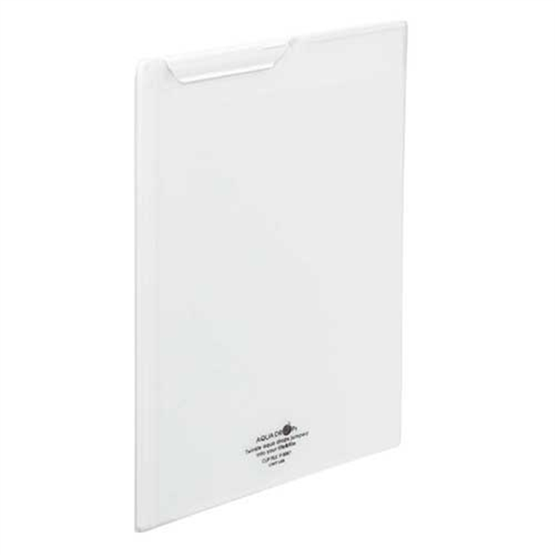 LIHIT LAB. クリップファイルA4 乳白 F-5067-1  1個（ご注文単位1個）【直送品】