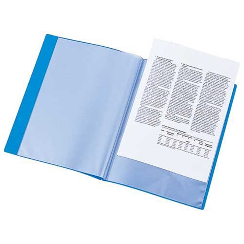 LIHIT LAB. クリヤーブック N-7110-8 青  1個（ご注文単位1個）【直送品】