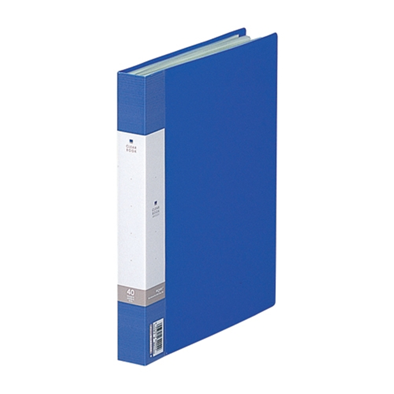 LIHIT LAB. クリヤーブック リクエスト G3208-8 B5S 青 1個（ご注文単位1個）【直送品】