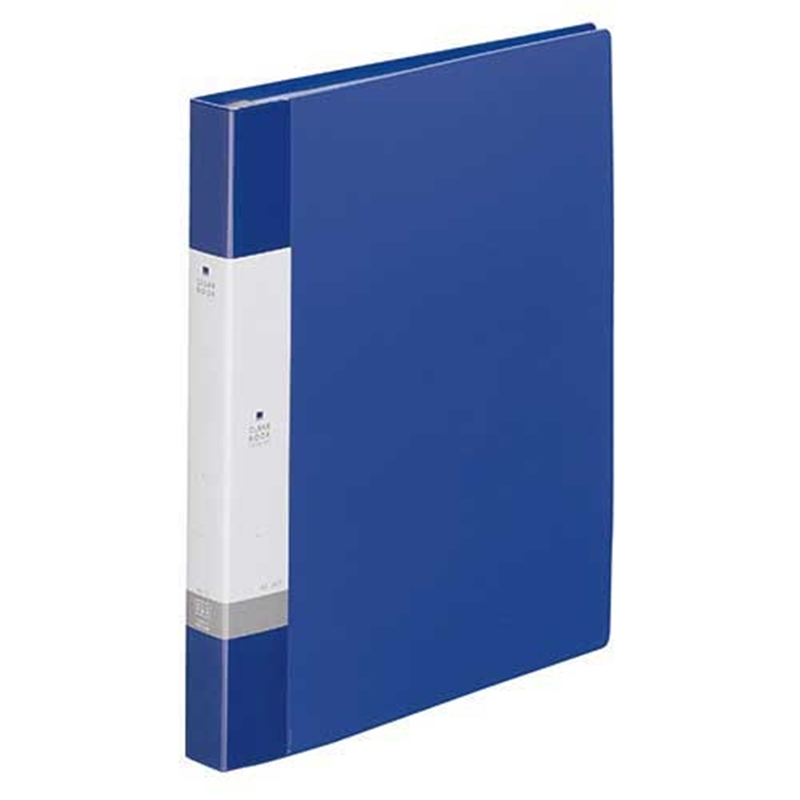 LIHIT LAB. クリヤーブック リクエスト G3807-8 B5S 青 1個（ご注文単位1個）【直送品】