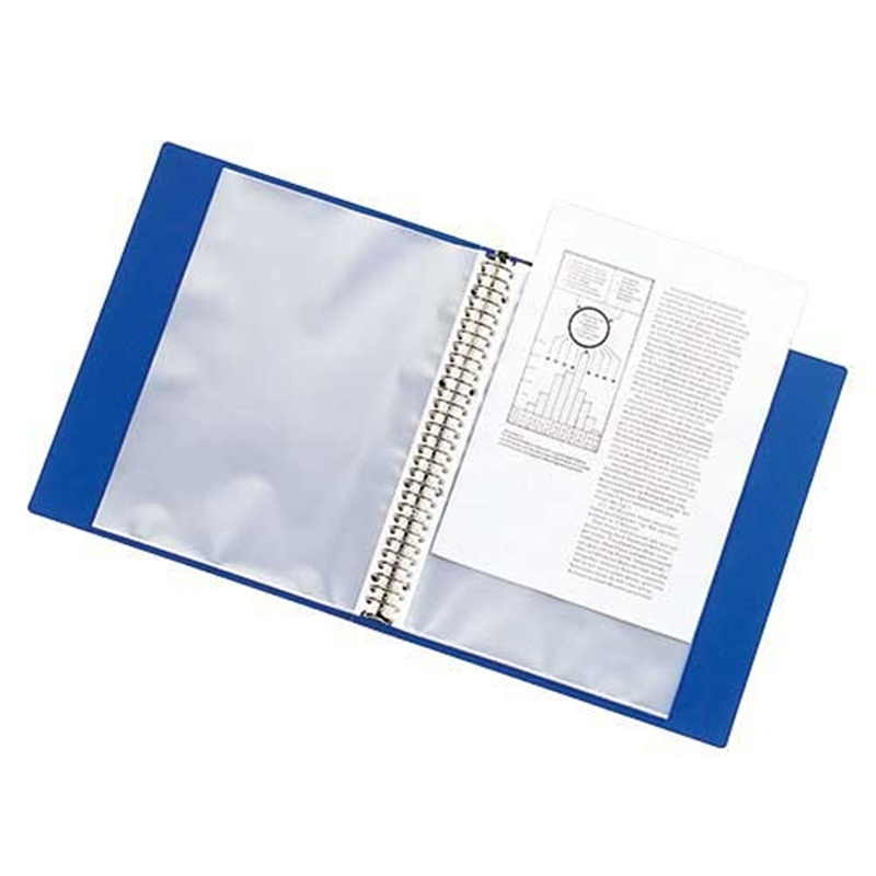 LIHIT LAB. クリヤーブック リクエスト G3807-8 B5S 青 1個（ご注文単位1個）【直送品】