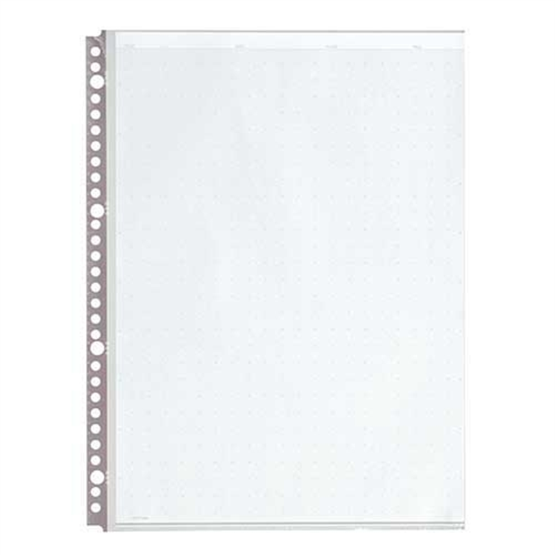 LIHIT LAB. クリヤーポケット N-2006 A4S 10枚 グレー  1個（ご注文単位1個）【直送品】