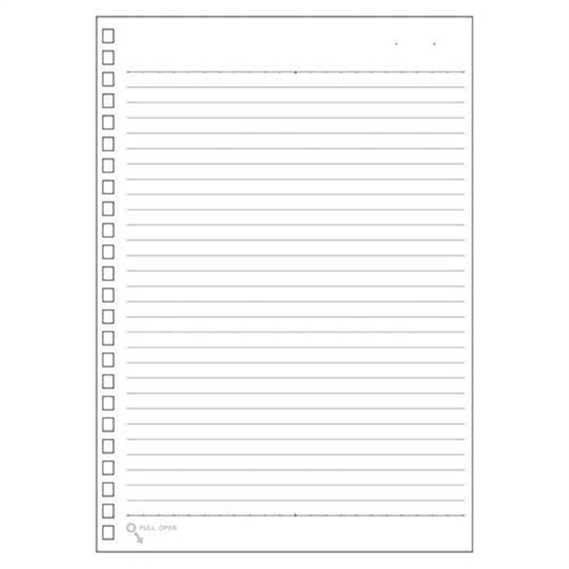 LIHIT LAB. ツイストリング・ノートA5B罫リーフ N-1650 1個（ご注文単位1個）【直送品】