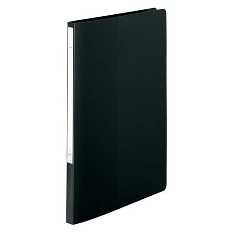 LIHIT LAB. パンチレスファイルZ式 F-347-11 A4S 黒  1個（ご注文単位1個）【直送品】