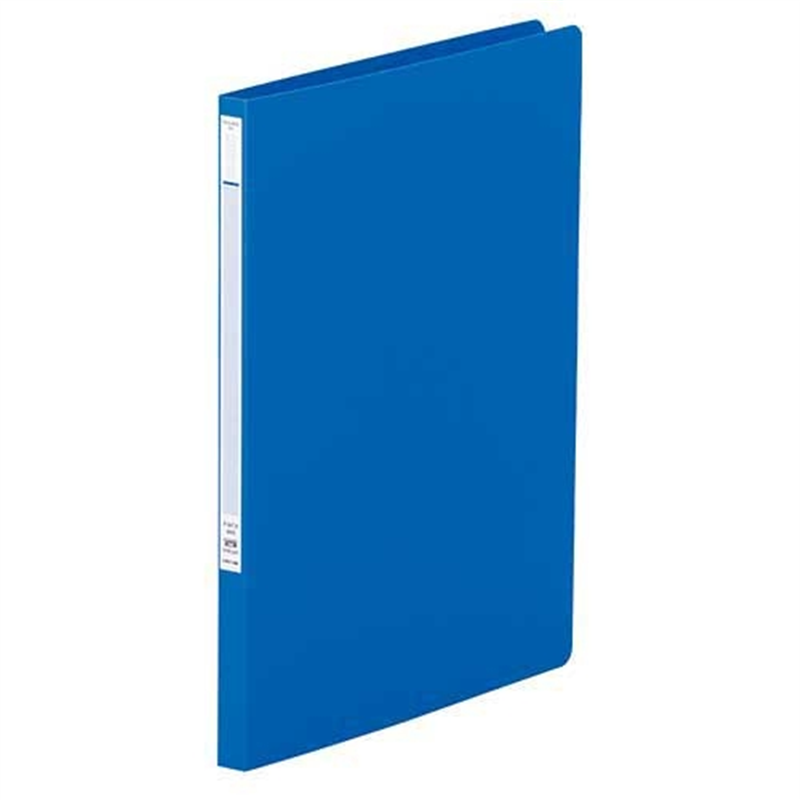 LIHIT LAB. パンチレスファイルZ式 F-347-8 A4S 青  1個（ご注文単位1個）【直送品】
