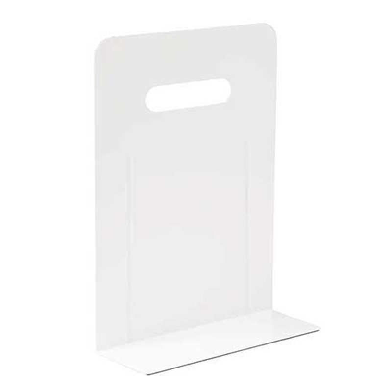 LIHIT LAB. ブックエンドマグネット付 ハイタイプ 白  1個（ご注文単位1個）【直送品】