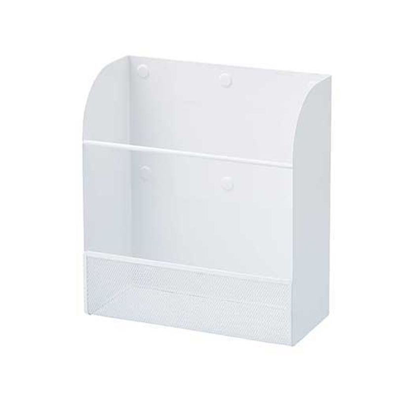 LIHIT LAB. マグネットラックL〈縦〉A-7453-0 白  1個（ご注文単位1個）【直送品】