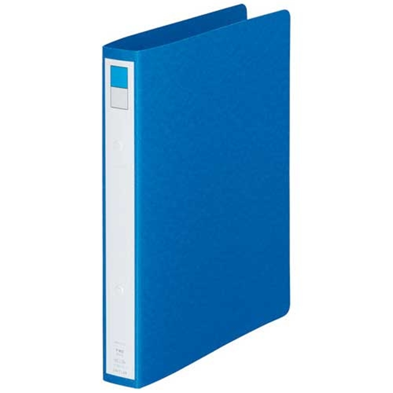 LIHIT LAB. リングファイル F-802 B5S 35mm 藍  1個（ご注文単位1個）【直送品】