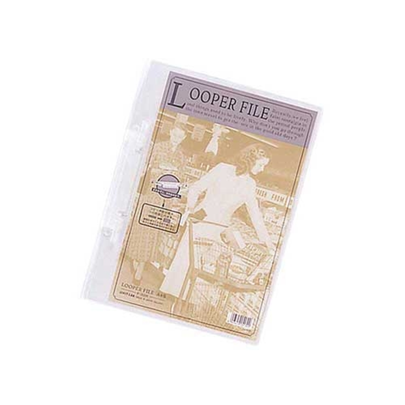 LIHIT LAB. ルーパーファイル F-3006 A4S 乳白  1個（ご注文単位1個）【直送品】