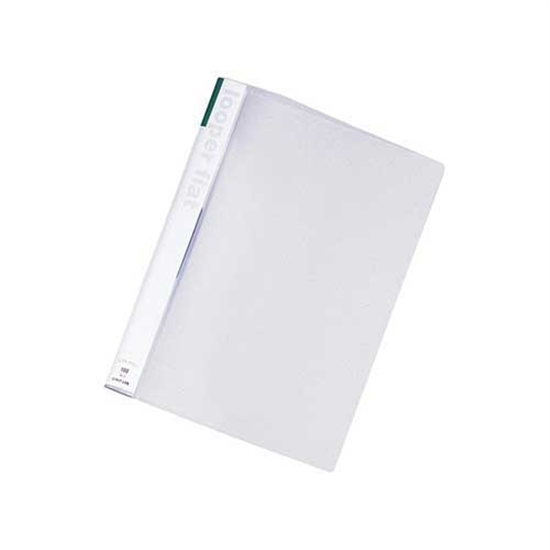 LIHIT LAB. ルーパーフラットファイル F-52-7 A4S 緑  1個（ご注文単位1個）【直送品】