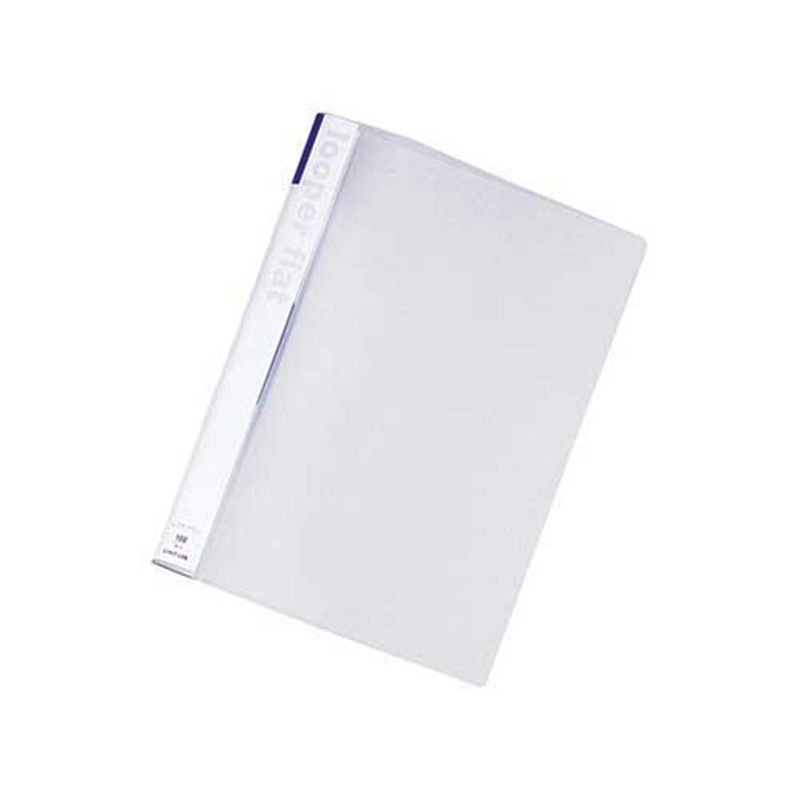 LIHIT LAB. ルーパーフラットファイル F-52-8 A4S 青  1個（ご注文単位1個）【直送品】