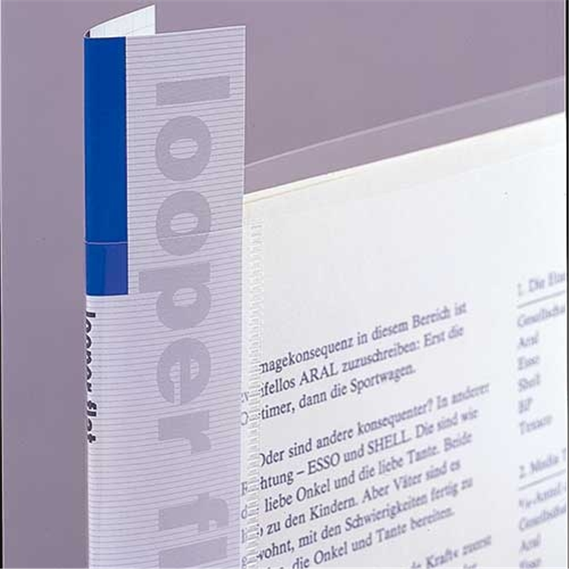 LIHIT LAB. ルーパーフラットファイル F-52-8 A4S 青 1個(ご注文単位1個)【直送品】