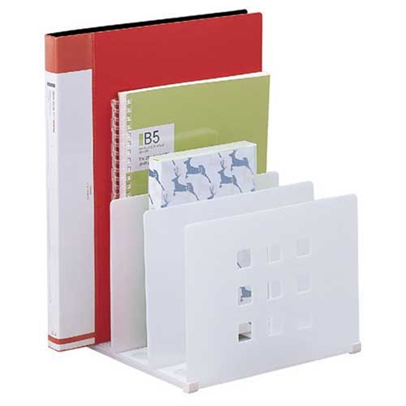 LIHIT LAB. 仕切りラックL A-7321-1 乳白 1個(ご注文単位1個)【直送品】