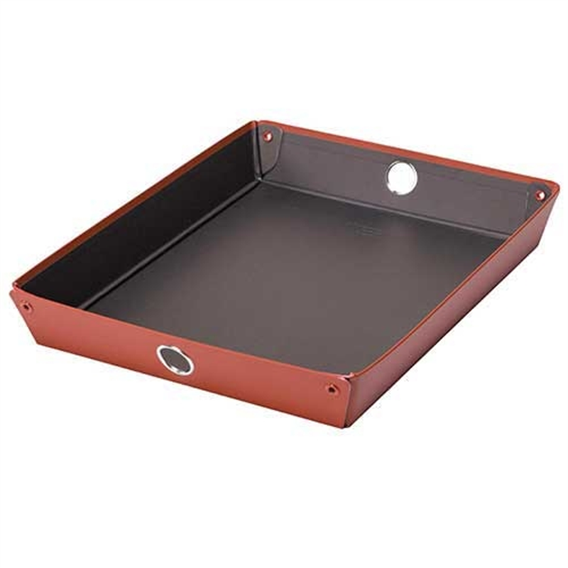 LIHIT LAB. スタッキングトレー A-340-9 茶 1個(ご注文単位1個)【直送品】