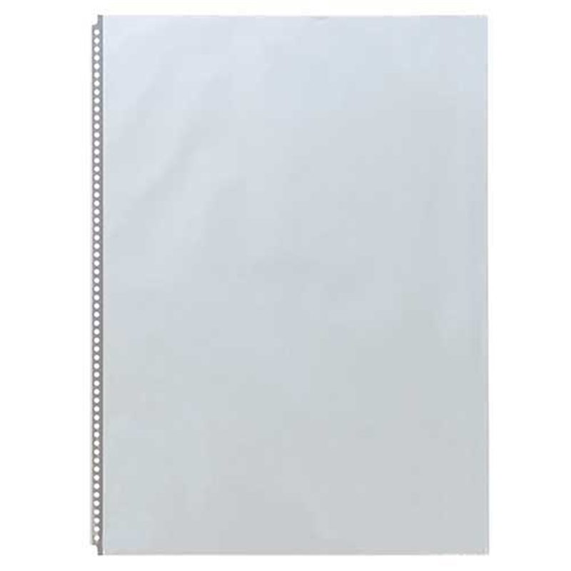 LIHIT LAB. クリヤーポケット N-1480 グレー 10枚  1個（ご注文単位1個）【直送品】