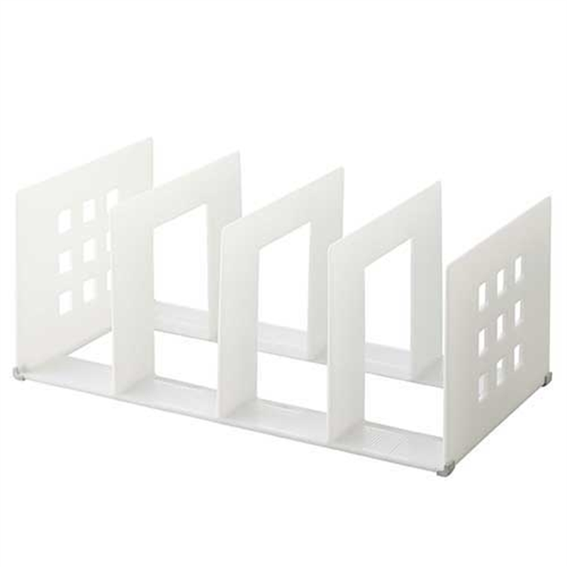 LIHIT LAB. 仕切りラック390mm A-7322-1 乳白  1個（ご注文単位1個）【直送品】