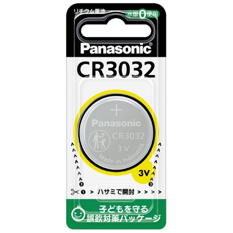 Panasonic リチウムコイン電池 CR3032  1個（ご注文単位1個）【直送品】