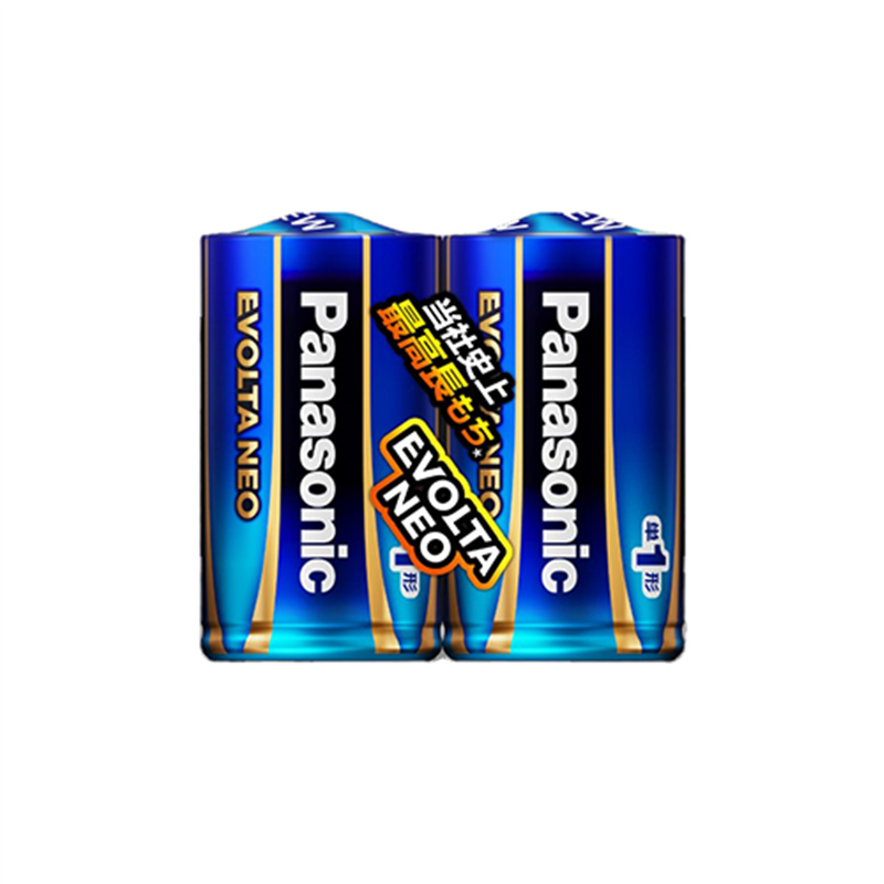 Panasonic 乾電池エボルタネオ単1形 2本 LR20NJ/2SE  1個（ご注文単位1個）【直送品】