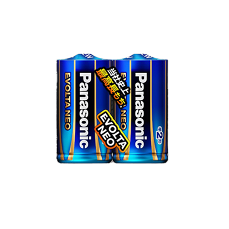 Panasonic 乾電池エボルタネオ単2形 2本 LR14NJ/2SE  1個（ご注文単位1個）【直送品】