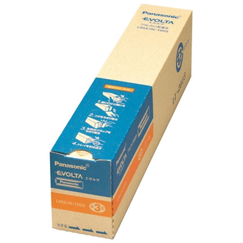 Panasonic エボルタ乾電池 単3 100本 LR6EJN/100S  1個（ご注文単位1個）【直送品】