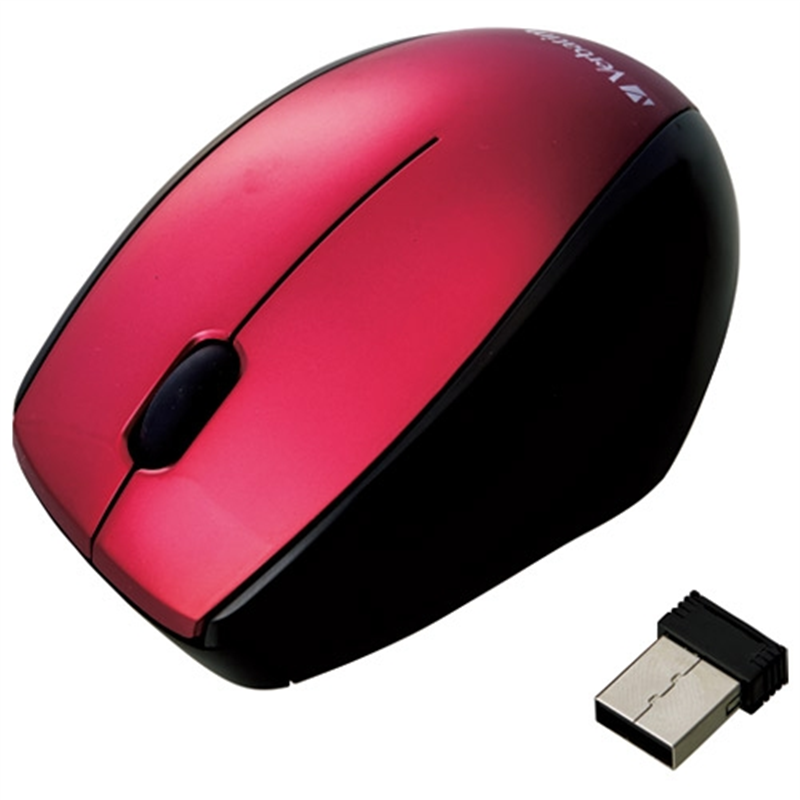 Verbatim Japan Blue LEDマウス MUSWBLRV1 レッド  1個（ご注文単位1個）【直送品】