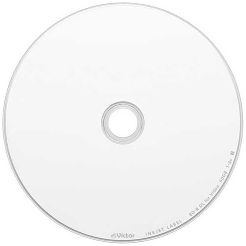 Victor 録画用BD-R 50G 10枚 VBR260RP10J1  1個（ご注文単位1個）【直送品】