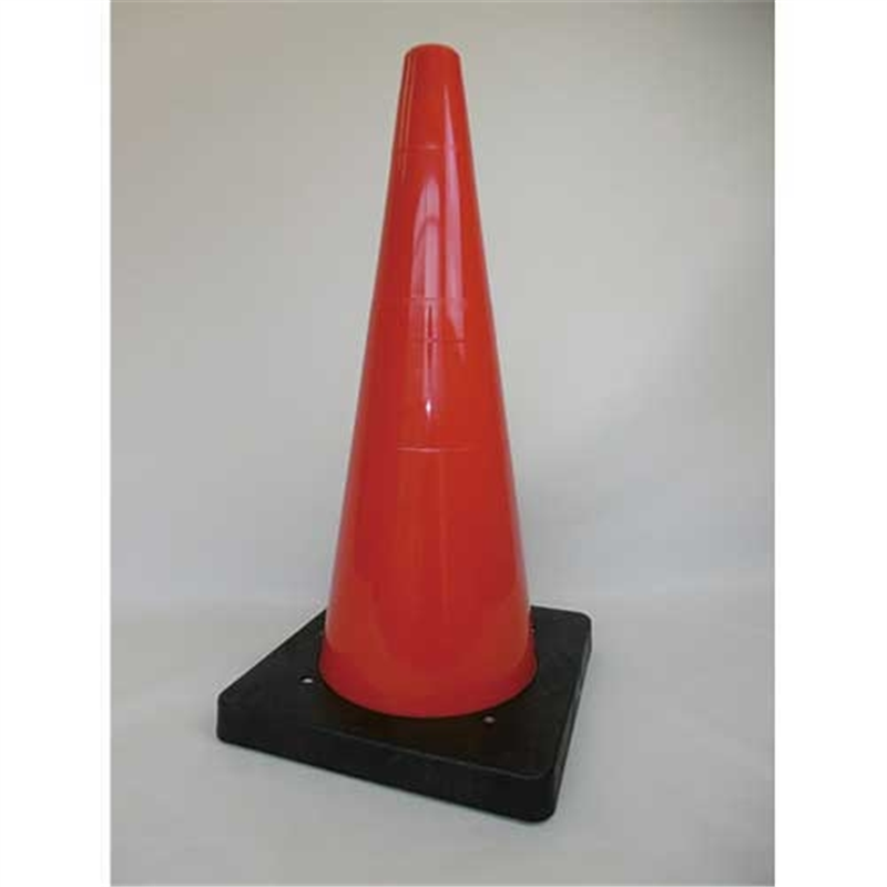 WING ACE 樹脂製コーンベット付三角コーン 赤 PCC-3K 1個（ご注文単位1個）【直送品】