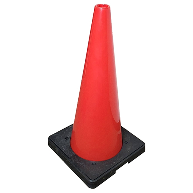 WING ACE 樹脂製コーンベット付三角コーン 赤 PCC-3K 1個（ご注文単位1個）【直送品】