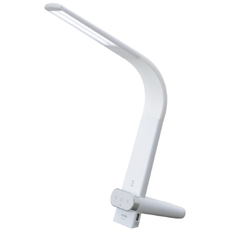 アイリスオーヤマ LEDデスクライト Qi充電付 白 LDL-QLDL-W 1個(ご注文単位1個)【直送品】