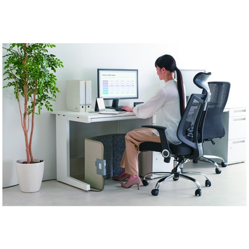 アイリスオーヤマ デスクパネルヒーター グレー APH-16B-H 1個(ご注文単位1個)【直送品】