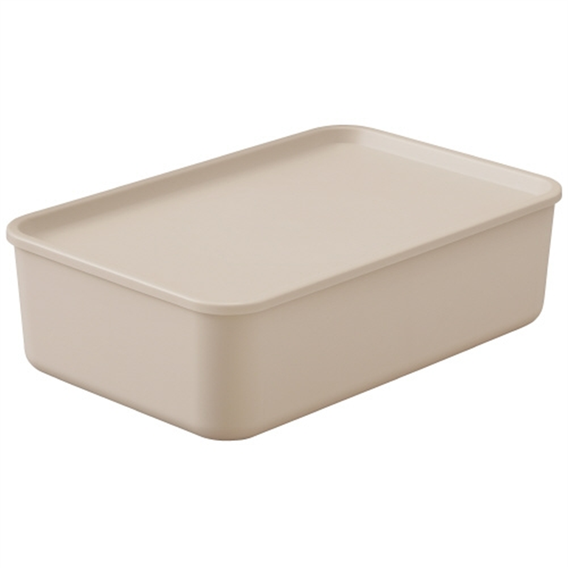 アイリスオーヤマ フタ付き積み重ねボックス45 ピンク 1個（ご注文単位1個）【直送品】