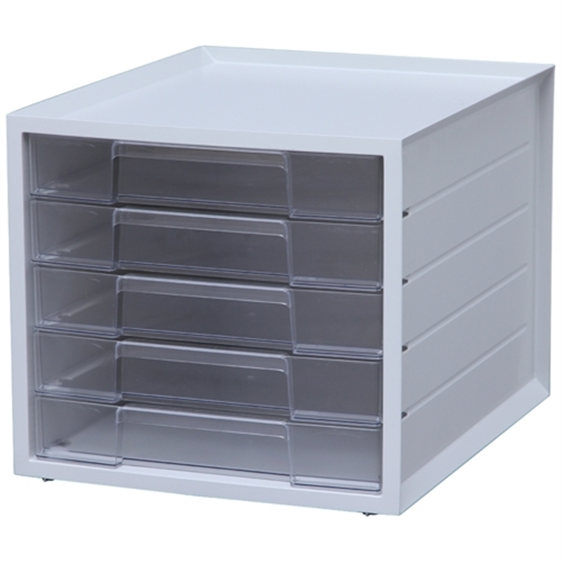 アイリスオーヤマ レターケース5段 LCJ-5M ホワイト 1個（ご注文単位1個）【直送品】