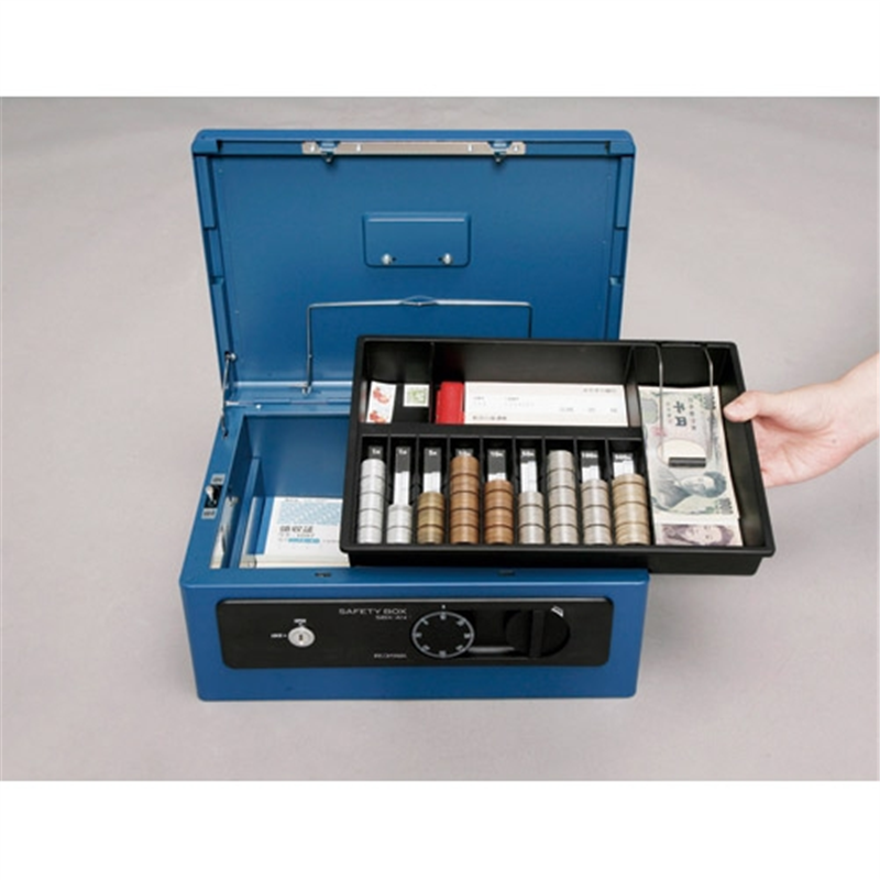 アイリスオーヤマ 手提金庫 防犯ブザー付 A4 SBX-A4 1個(ご注文単位1個)【直送品】