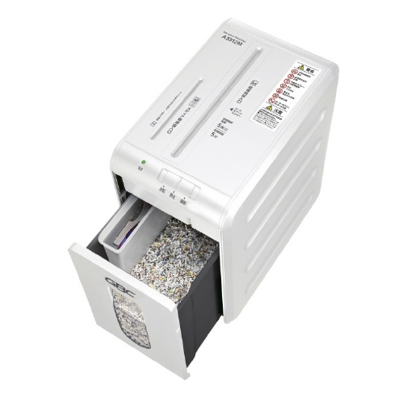 アコ・ブランズ デスクサイドMシュレッダ GSHA3312M-2W 白 1個(ご注文単位1個)【直送品】