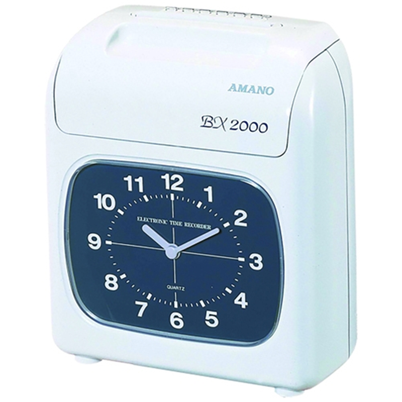 アマノ 電子タイムレコーダー BX2000J 1個(ご注文単位1個)【直送品】