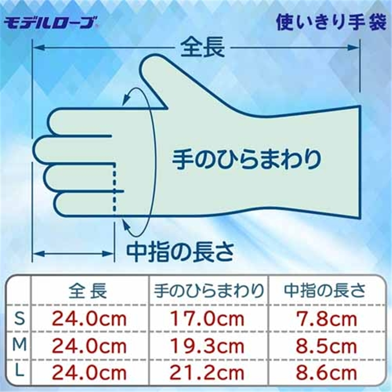 エステー ニトリル手袋粉つきNo.981ブルー L 100枚 1個(ご注文単位1個)【直送品】